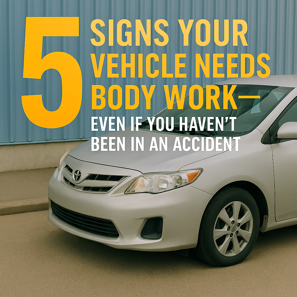 5 Signs Your Vehicle Needs Body Work—Even If You Haven’t Been in an Accident